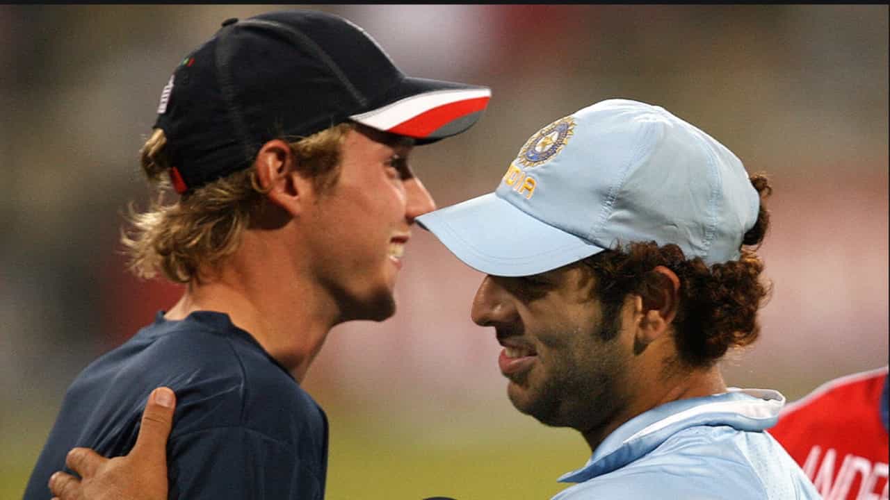 Stuart Broad: യുവരാജ് ഒപ്പിട്ട ജഴ്സി സ്റ്റുവർട്ട് ബ്രോഡ് വലിച്ചെറിഞ്ഞു; വെളിപ്പെടുത്തലുമായി പിതാവ് Stuart Broad: യുവരാജ് ഒപ്പിട്ട ജഴ്സി സ്റ്റുവർട്ട് ബ്രോഡ് വലിച്ചെറിഞ്ഞു; വെളിപ്പെടുത്തലുമായി പിതാവ്