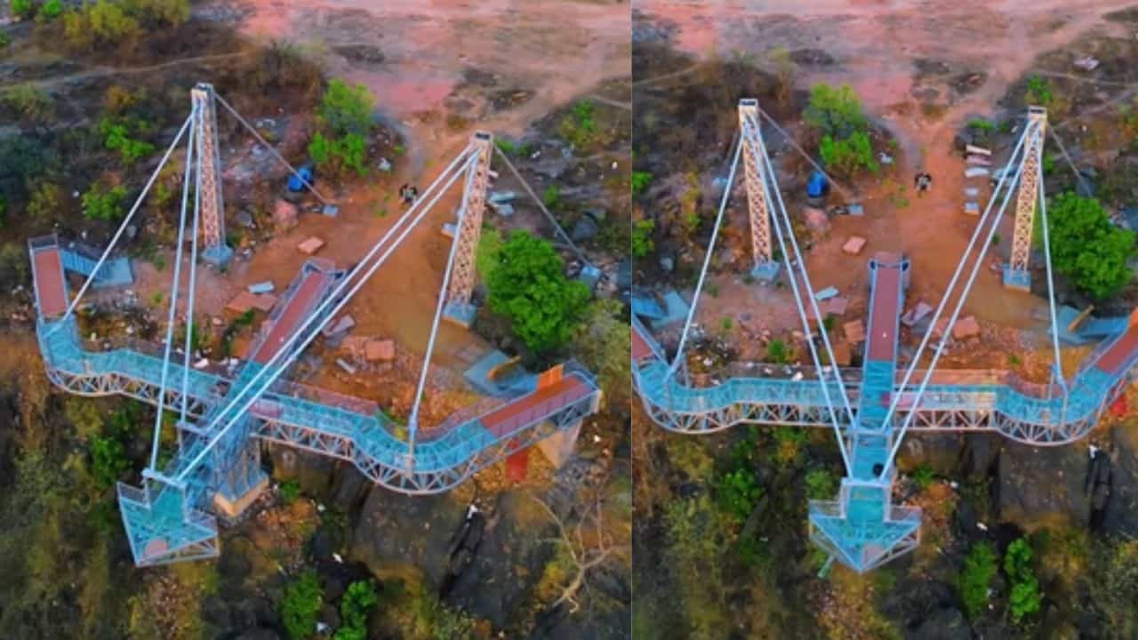 UP Glass Bridge: ശ്രീരാമൻ്റെ അമ്പും വില്ലിൻ്റെയും രൂപം; ഇതാണ് യുപിയിലെ ഗ്ലാസ് ബ്രിഡ്ജ്, ലോകത്തിൽ തന്നെ ആദ്യം