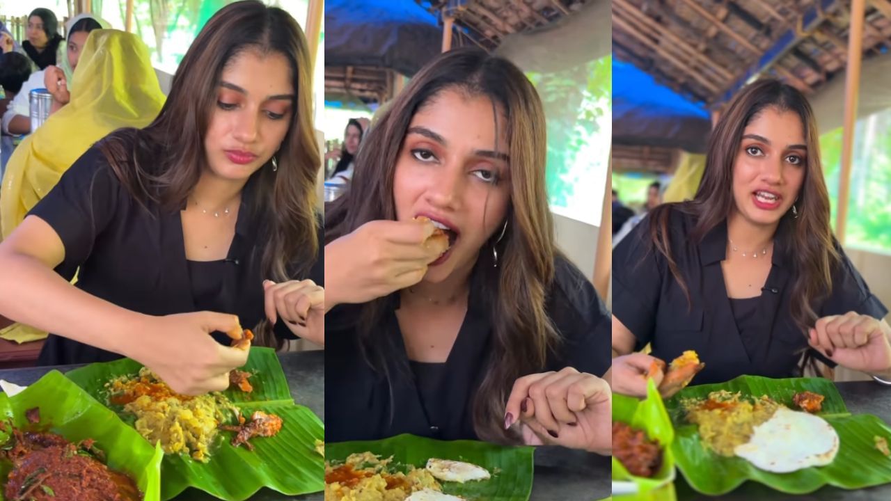 ബിഗ് ബോസിൽ നിന്നും പുറത്തായതിനുശേഷം താരത്തിന്റെ വിശേഷങ്ങൾ അറിയാൻ ആരാധകർക്ക് ഏറെ താൽപര്യമാണ്. ഇപ്പോഴിതാ കോഴിക്കോടുള്ള ഒരു ഫുഡ് സ്പോട്ടിൽ നിന്നും ഭക്ഷണം ആസ്വദിച്ചു കഴിക്കുന്ന ലക്ഷ്മിയെയാണ് കാണാൻ സാധിക്കുന്നത്. 40 ദിവസത്തെ ബിഗ് ബോസ് ജീവിതം മതിയാക്കി വയർ നിറച്ച് ഭക്ഷണം കഴിക്കാനാണ് താരം അവിടെ എത്തിയത്.(Photo: Social media)
