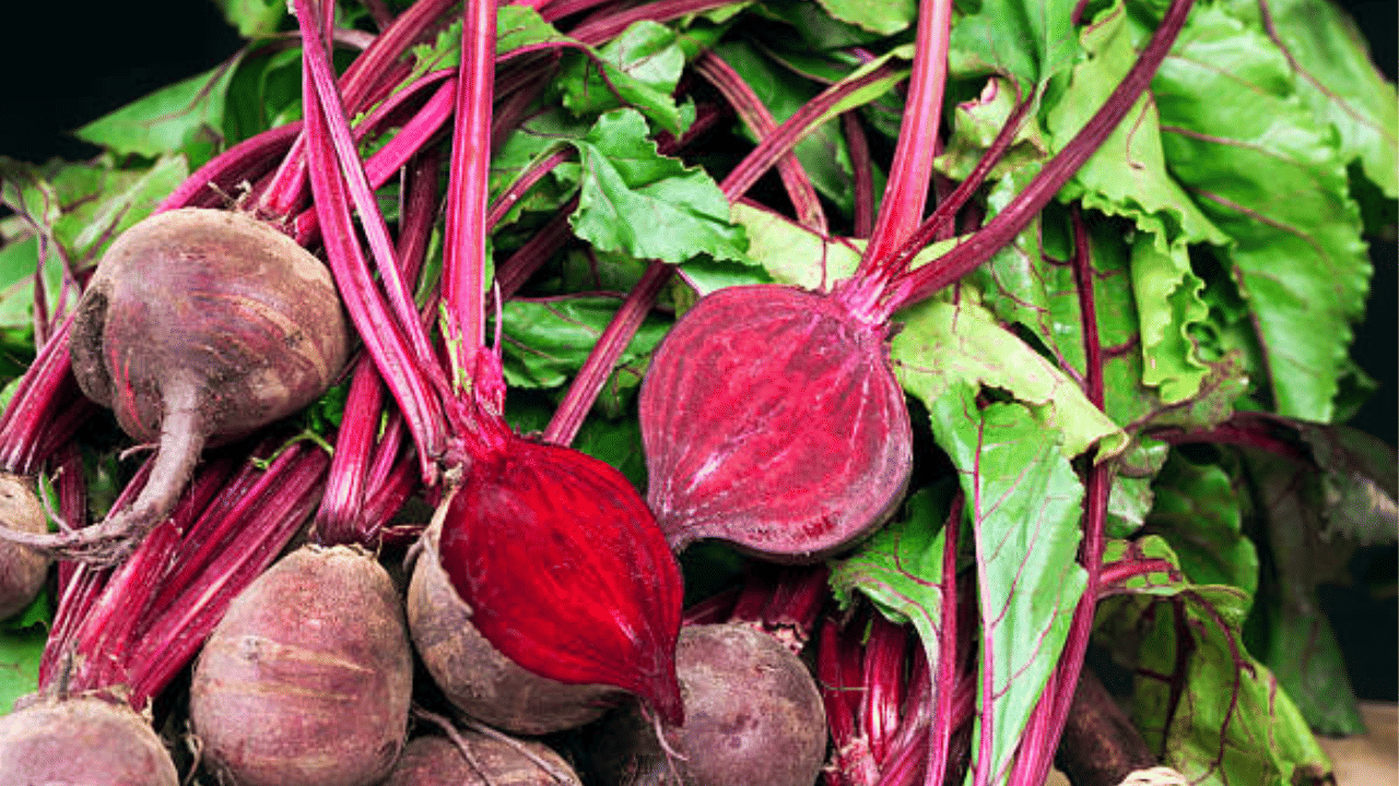 എല്ലാ ദിവസവും രാവിലെ ഒരു ഗ്ലാസ് പുതിയ ബീറ്റ്റൂട്ട് ജ്യൂസ് കുടിക്കുന്നത് രക്തത്തിലെ വിഷാംശം നീക്കം ചെയ്യാനും വിഷവസ്തുക്കളെ നീക്കം ചെയ്യാനും സഹായിക്കുന്നു. ഇത് ചർമ്മത്തെ ആരോഗ്യകരവും സ്വാഭാവികമായി ഉള്ളിൽ നിന്ന് തിളക്കമുള്ളതുമാക്കുന്നു. ജ്യൂസിൽ ഒരു കാരറ്റ് അല്ലെങ്കിൽ ഒരു വെള്ളരിക്ക ചേർക്കുന്നത് അതിന്റെ ഗുണങ്ങൾ വർദ്ധിപ്പിക്കും. (Image Credit: Getty Images)