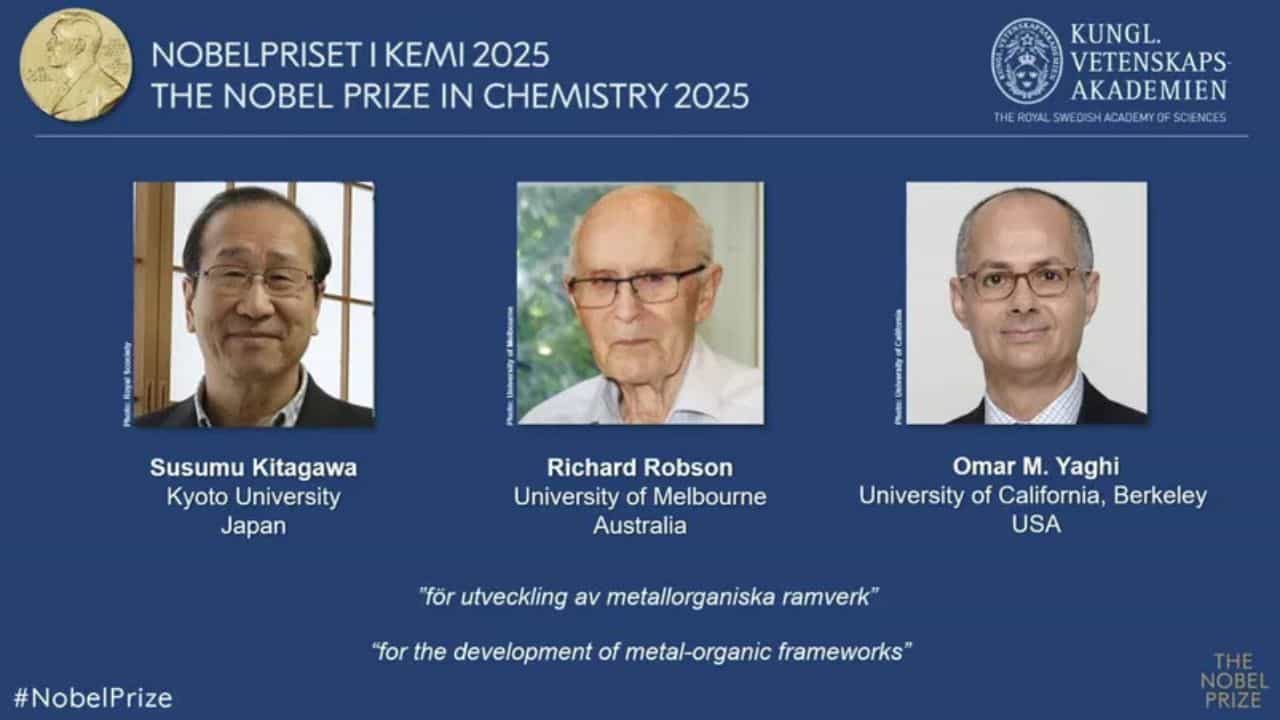 Nobel Prize in Chemistry 2025: രസതന്ത്ര നൊബേൽ പ്രഖ്യാപിച്ചു, പുരസ്കാരം ലഭിച്ച ആ മഹത്തായ കണ്ടെത്തൽ...