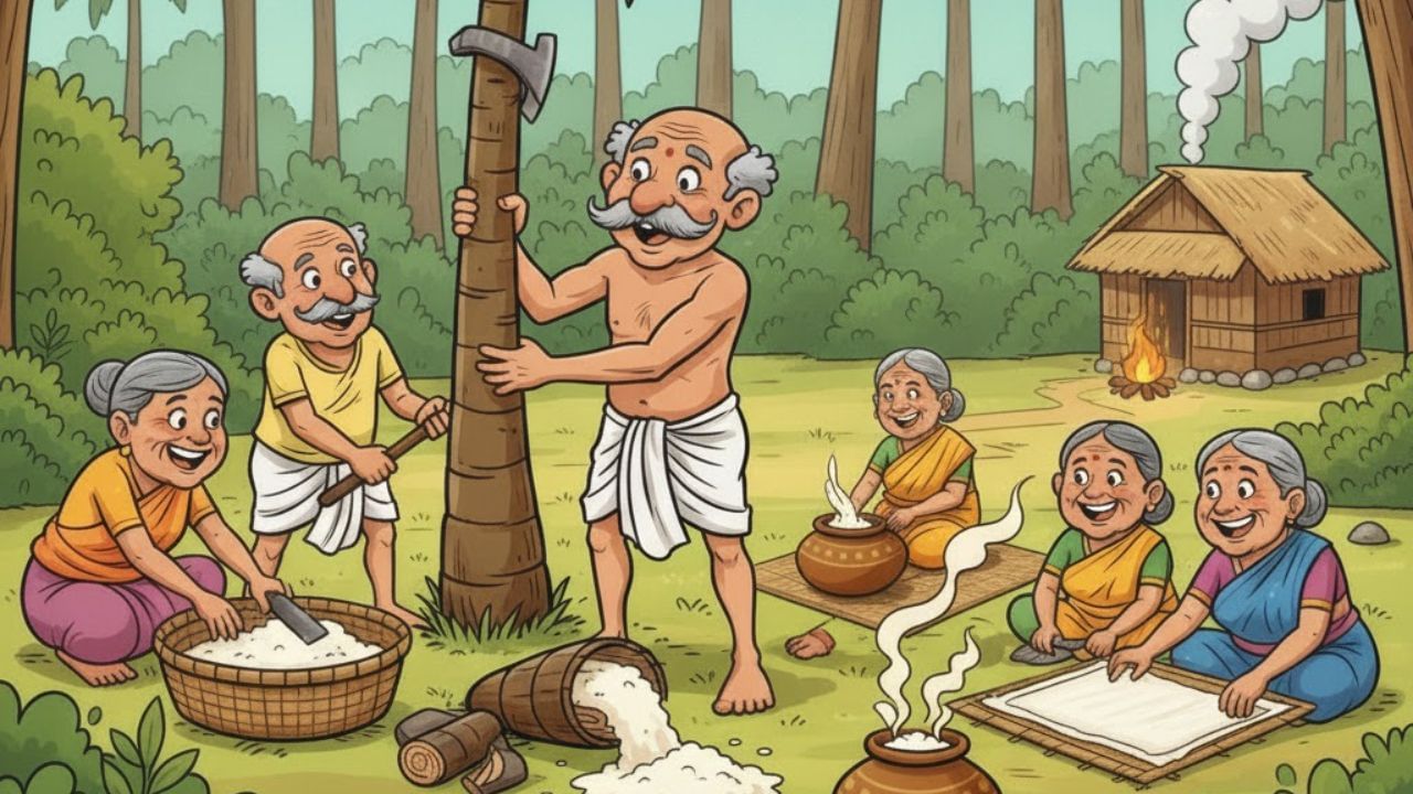 Food nostalgia: കൊഴുത്ത പനങ്കുറുക്കിൽ അലുത്ത താളുകറി… ദാരിദ്രത്തിന്റെ രുചിയല്ല… വിശപ്പിന്റെ പഴയ കാലത്തെ ​നാട്ടിൻപുറത്തിന്റെ രുചി