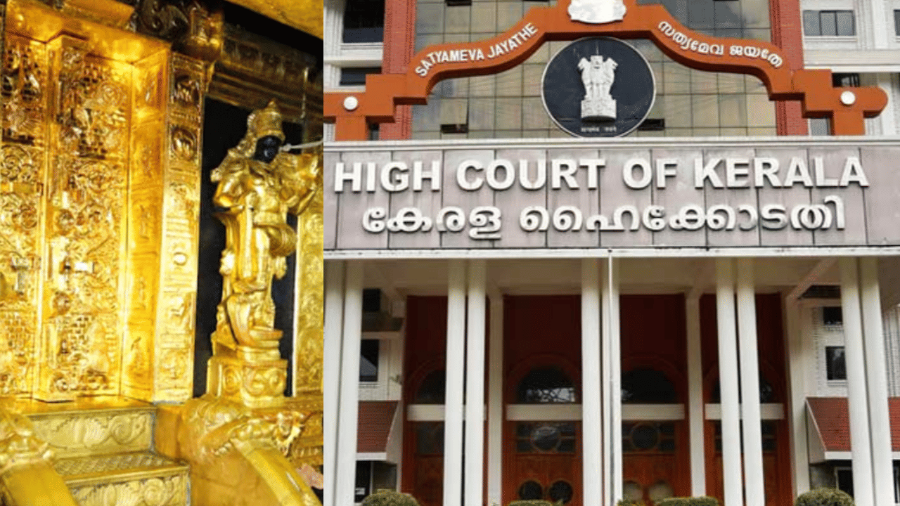 Sabarimala gold plating controversy: ശബരിമല സ്വർണപ്പാളി വിവാദം, കേസെടുക്കാൻ ഹൈക്കോടതി നിർദേശം