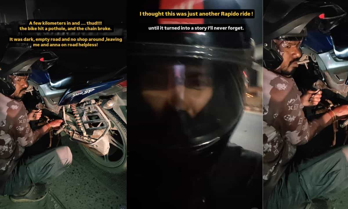 Bengaluru woman rapido ride: അർദ്ധരാത്രി 11:45, ഫോണിൽ 6% ബാറ്ററി മാത്രം! ബെംഗളൂരു യുവതിക്ക് രക്ഷകനായി റാപ്പിഡോ ക്യാപ്റ്റൻ Bengaluru woman rapido ride: അർദ്ധരാത്രി 11:45, ഫോണിൽ 6% ബാറ്ററി മാത്രം! ബെംഗളൂരു യുവതിക്ക് രക്ഷകനായി റാപ്പിഡോ ക്യാപ്റ്റൻ