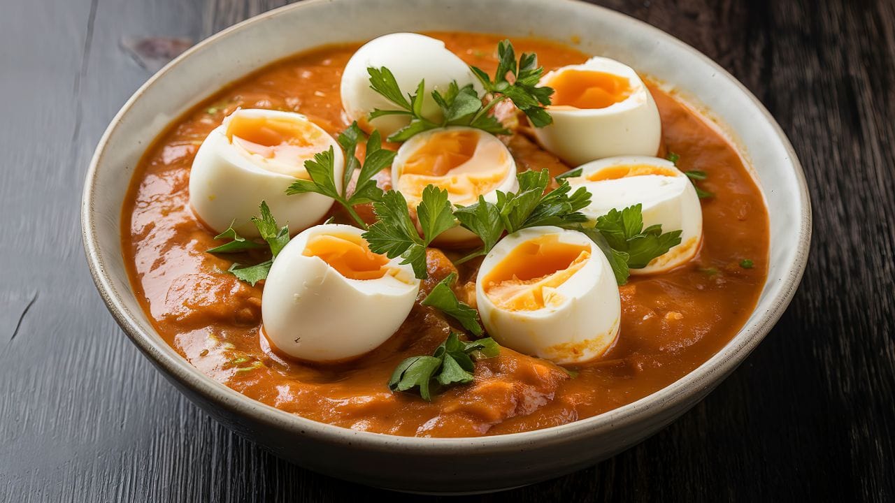 അങ്ങനെയെങ്കിൽ ഈ മുട്ട കുറുമ നിങ്ങൾക്ക് എളുപ്പത്തിൽ തയ്യാറാക്കാവുന്നതാണ്. വളരെ കുറച്ചു മാത്രം ചേരുവകൾ മതി ഈ കുറുമയ്ക്ക് എന്നതാണ് ഏറ്റവും വലിയ ഹൈലൈറ്റ്. കുറുമ തയ്യാറാക്കുന്നതെങ്ങനെയെന്ന് നോക്കാം. പ്രധാനമായും വേണ്ടത് പുഴുങ്ങിയ മുട്ട. (Photo: Getty Images)