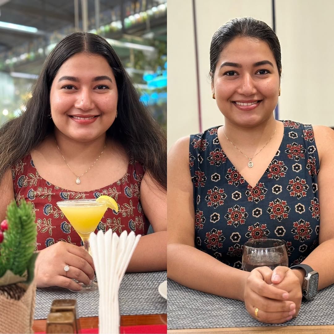 ട്രാൻസ്ഫോർമേഷന്റെ ചിത്രങ്ങളും ഗ്രേസ് പങ്കുവച്ചിട്ടുണ്ട്.വഴിയിലെവിടെയോ നഷ്ടപ്പെട്ടു എന്ന് താൻ കരുതിയ തന്റെ ഒരു പതിപ്പാണെന്നാണ് താരം കുറിപ്പിൽ പറയുന്നത്. 80 കിലോയിൽ നിന്ന് 65 കിലോയിലേക്കുള്ള യാത്ര ഒട്ടും എളുപ്പമായിരുന്നില്ലെന്നും.