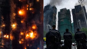 Hong Kong Fire Accident: ഹോങ്കോങ്ങിൽ വില്ലനായത് മുള, സിഗരറ്റ് കുറ്റികൾ പോലും തീ പടർത്തി; മരിച്ചവർ 55 Hong Kong Fire Accident: ഹോങ്കോങ്ങിൽ വില്ലനായത് മുള, സിഗരറ്റ് കുറ്റികൾ പോലും തീ പടർത്തി; മരിച്ചവർ 55