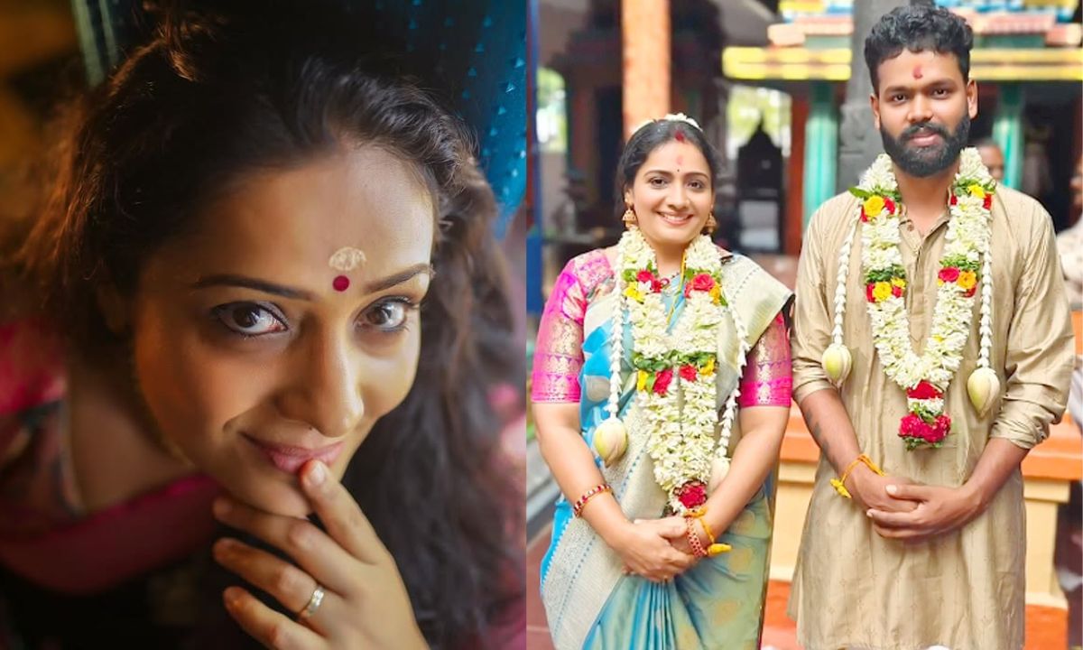 കഴിഞ്ഞവർഷം മേയിലാണ് മീരയും വിപനും വിവാഹിതരായത്. 43 കാരിയായ മീനയുടെ മൂന്നാമത്തെ ബന്ധം ആയിരുന്നു ഇത്. കുടുംബവിളക്ക് എന്ന സീരിയലിന്റെ സെറ്റിൽ വച്ചാണ് ഇരുവരും പരിചയപ്പെടുന്നത്. പിന്നീട് ബന്ധം പ്രണയത്തിൽ ആവുകയും ഇരുവരും വിവാഹം കഴിക്കുകയും ആയിരുന്നു. പാലക്കാട് സ്വദേശിയാണ് വിപിൻ. കോയമ്പത്തൂരിൽ വെച്ചായിരുന്നു വിവാഹം കഴിഞ്ഞത്. (PHOTO: INSTAGRAM)