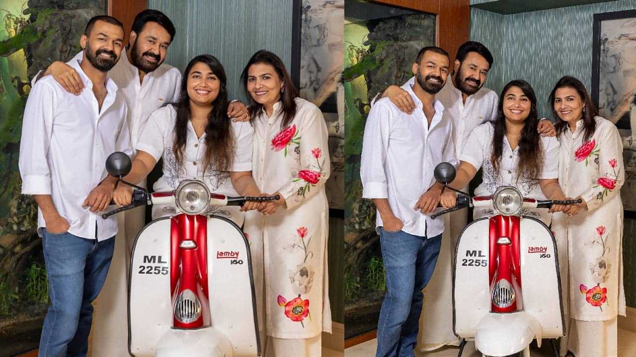 Mohanlal: മലയാളികൾ ആഗ്രഹിച്ച ഫ്രെയിം; കുടുംബ ചിത്രം പങ്കുവെച്ച് മോഹന്‍ലാല്‍, ആരാധകരുടെ കണ്ണുടക്കിയത് ഇവിടേയ്ക്ക്...