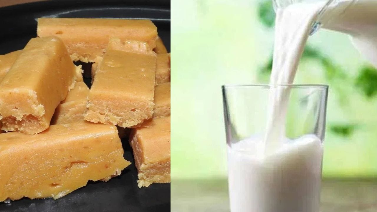 Mysore Pak Milk
