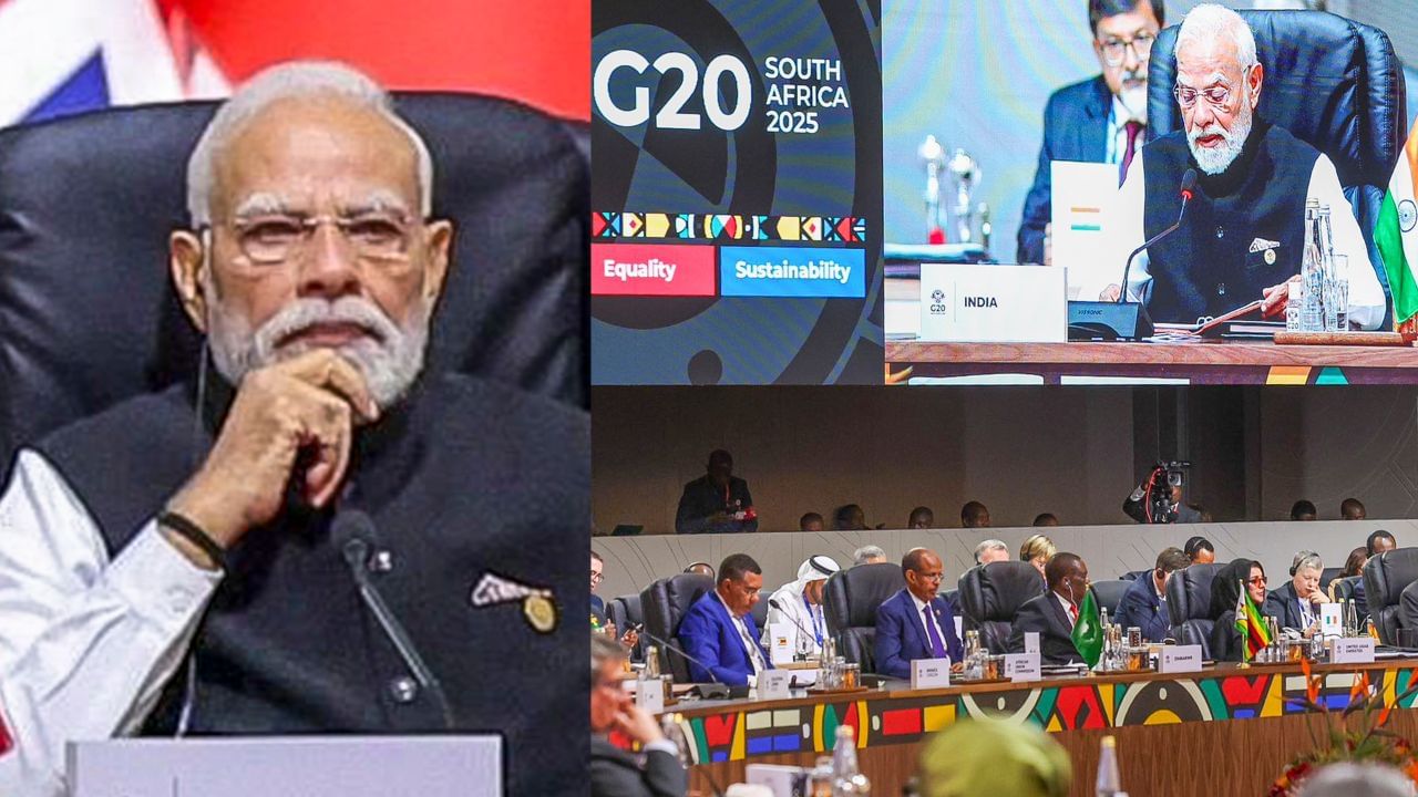 G20 Summit South Africa : ഇന്ത്യൻ മൂല്യങ്ങൾ പുരോഗതിയിലേക്ക് നയിക്കും; ജി20 ഉച്ചകോടിയിൽ വിപ്ലവകരമായ നിർദ്ദേശങ്ങൾ മുന്നോട്ടുവെച്ച് പ്രധാനമന്ത്രി