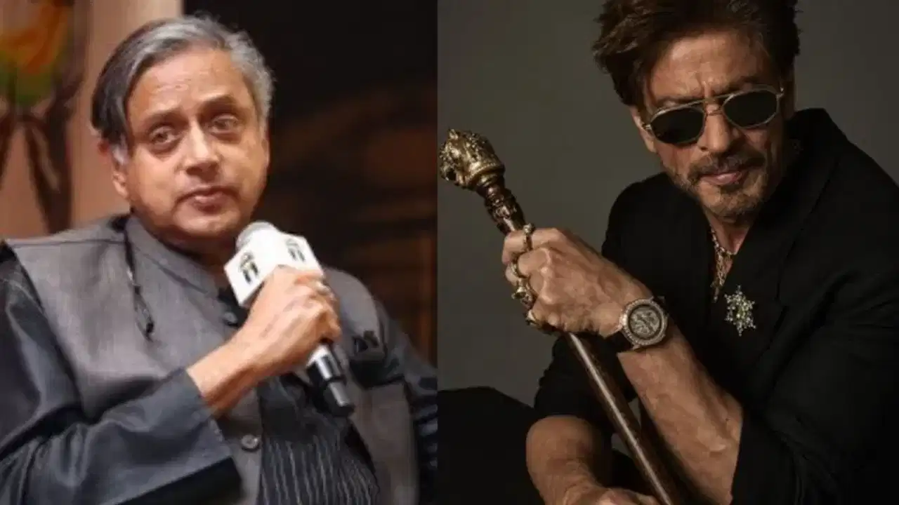 Shah Rukh Khan: ഷാരൂഖ് ഫിസിക്സിനെയും ബയോളജിയെയും വെല്ലുവിളിച്ച് ആശയക്കുഴപ്പത്തിലാക്കുന്നു, പിറന്നാൾ ആശംസയുമായി തരൂർ Shah Rukh Khan: ഷാരൂഖ് ഫിസിക്സിനെയും ബയോളജിയെയും വെല്ലുവിളിച്ച് ആശയക്കുഴപ്പത്തിലാക്കുന്നു, പിറന്നാൾ ആശംസയുമായി തരൂർ