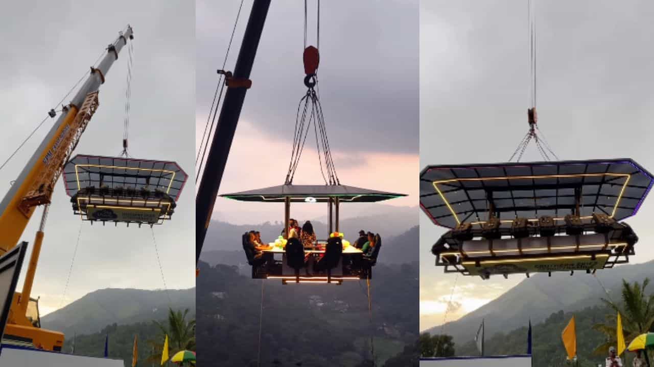 Idukki sky dining rescue: മൂന്നാറില്‍ സ്‌കൈ ഡൈനിങ്ങില്‍ കുടുങ്ങി രണ്ടു വയസ്സുള്ള കുഞ്ഞടക്കമുള്ള സഞ്ചാരികൾ, ഒടുവിൽ രക്ഷപ്പെടുത്തി