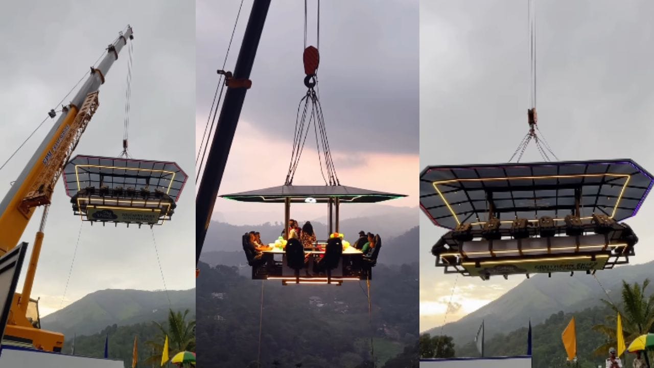 Idukki sky dining rescue: മൂന്നാറില്‍ സ്‌കൈ ഡൈനിങ്ങില്‍ കുടുങ്ങി രണ്ടു വയസ്സുള്ള കുഞ്ഞടക്കമുള്ള സഞ്ചാരികൾ, ഒടുവിൽ രക്ഷപ്പെടുത്തി