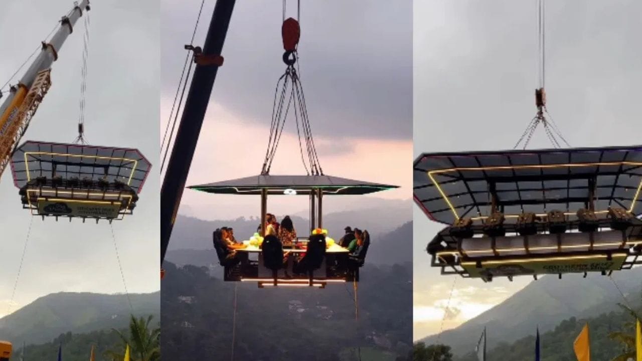 ​Idukki Sky Dining: രണ്ടര വയസുകാരിയടക്കം സ്കൈ ഡൈനിങ്ങിൽ കുടുങ്ങിയത് മണിക്കൂറുകൾ; നടത്തിപ്പുകാർക്കെതിരെ കേസ്