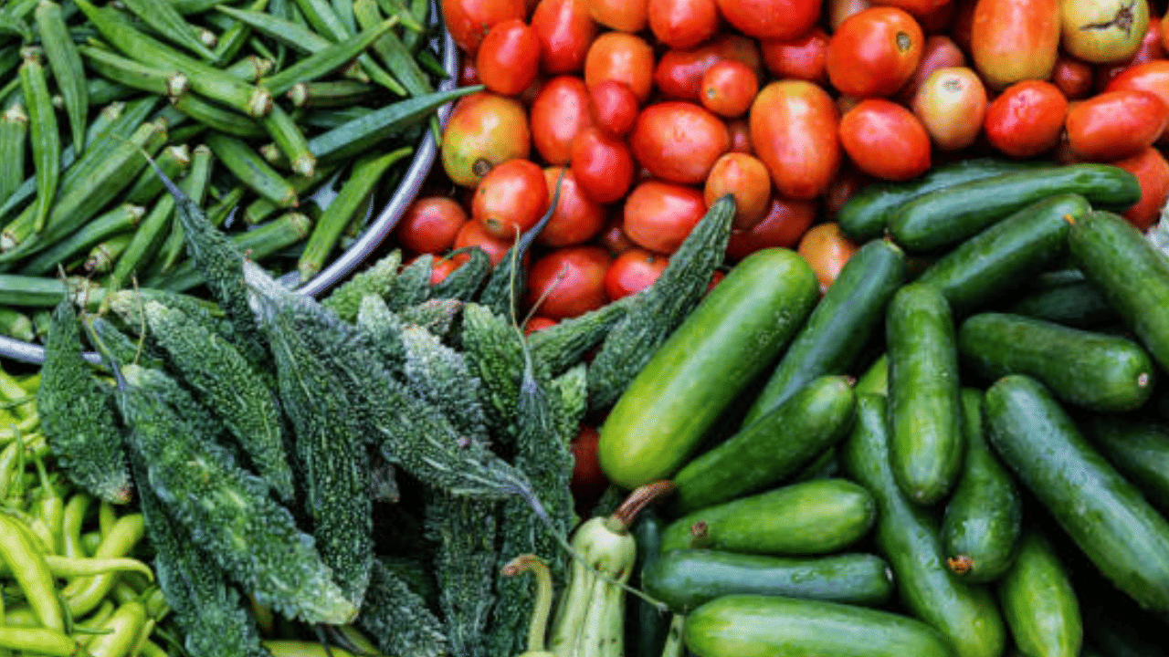 തക്കാളി, മുരിങ്ങയ്ക്ക മുതലായ പച്ചക്കറിയുടെ വിലയും ഉയരുന്നുണ്ട്. ഒക്ടോബറിൽ സംഭവിച്ച മഴക്കെടുതിയും കൃഷിനാശവുമെല്ലാമാണ് കേരളത്തിൽ പച്ചക്കറി വില കത്തിക്കയറുന്നതിന് കാരണമാവുന്നത്. അതേസമയം സവാള വിലയും, വെളുത്തുള്ളി വിലയും കുത്തനെ ഇടിഞ്ഞു. (Image Credit: Getty Images)