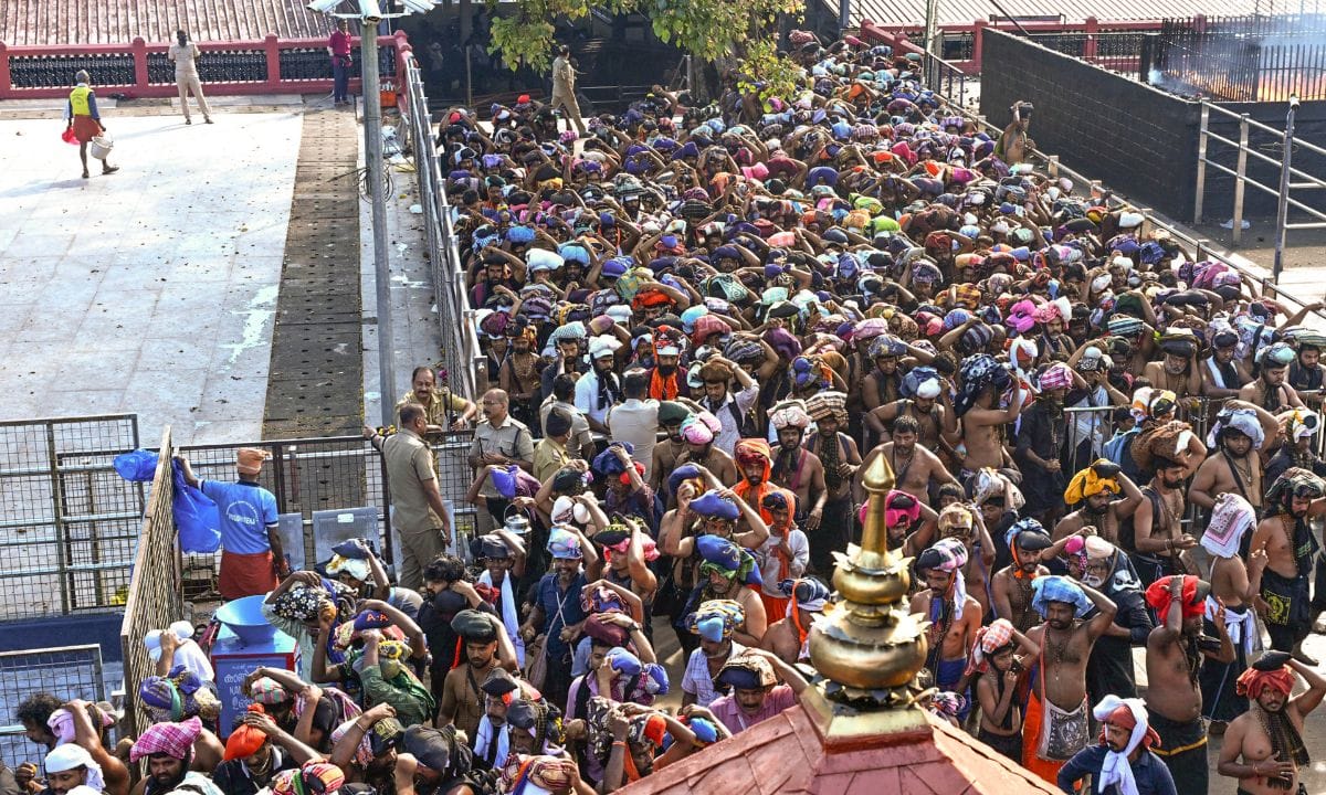 Sabarimala Weather update: അയ്യപ്പ തീർത്ഥാടകർ ജാഗ്രത! ശബരിമലയിൽ ഇന്ന് ഇടിമിന്നലോടു കൂടിയ കനത്ത മഴ