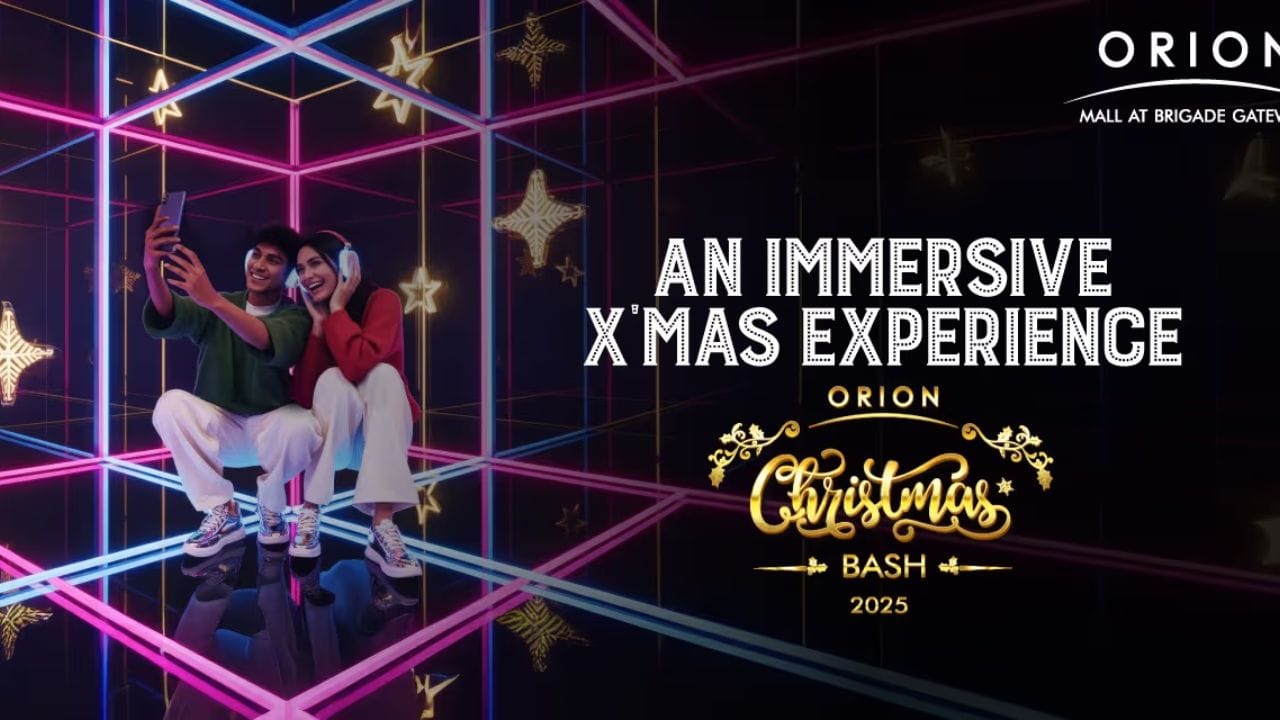ഇമ്മേഴ്‌സീവ് ക്രിസ്മസ് എക്സ്പീരിയൻസ് - കണ്ണാടികളും എൽഇഡി വിളക്കുകളും കൊണ്ട് അലങ്കരിച്ച 360 ഡിഗ്രി ഇൻഫിനിറ്റി ഗിഫ്റ്റ് ബോക്സ് റൂം ആണ് ഇവിടുത്തെ പ്രത്യേകത. മനോഹരമായ ക്രിസ്മസ് മരങ്ങൾ, കരോൾ, ഷോപ്പിംഗ് എന്നിവയും ഇവിടെ ആസ്വദിക്കാം. ഡിസംബർ 25 മുതൽ ജനുവരി 4 വരെ ഓറിയോൺ മാൾ (Orion Mall), രാജാജിനഗർ എന്നിവിടങ്ങലിൽ നടക്കുന്ന പരിപാടിയ്ക്ക്  50 രൂപ മുതൽ ടിക്കറ്റ് ലഭിക്കും.