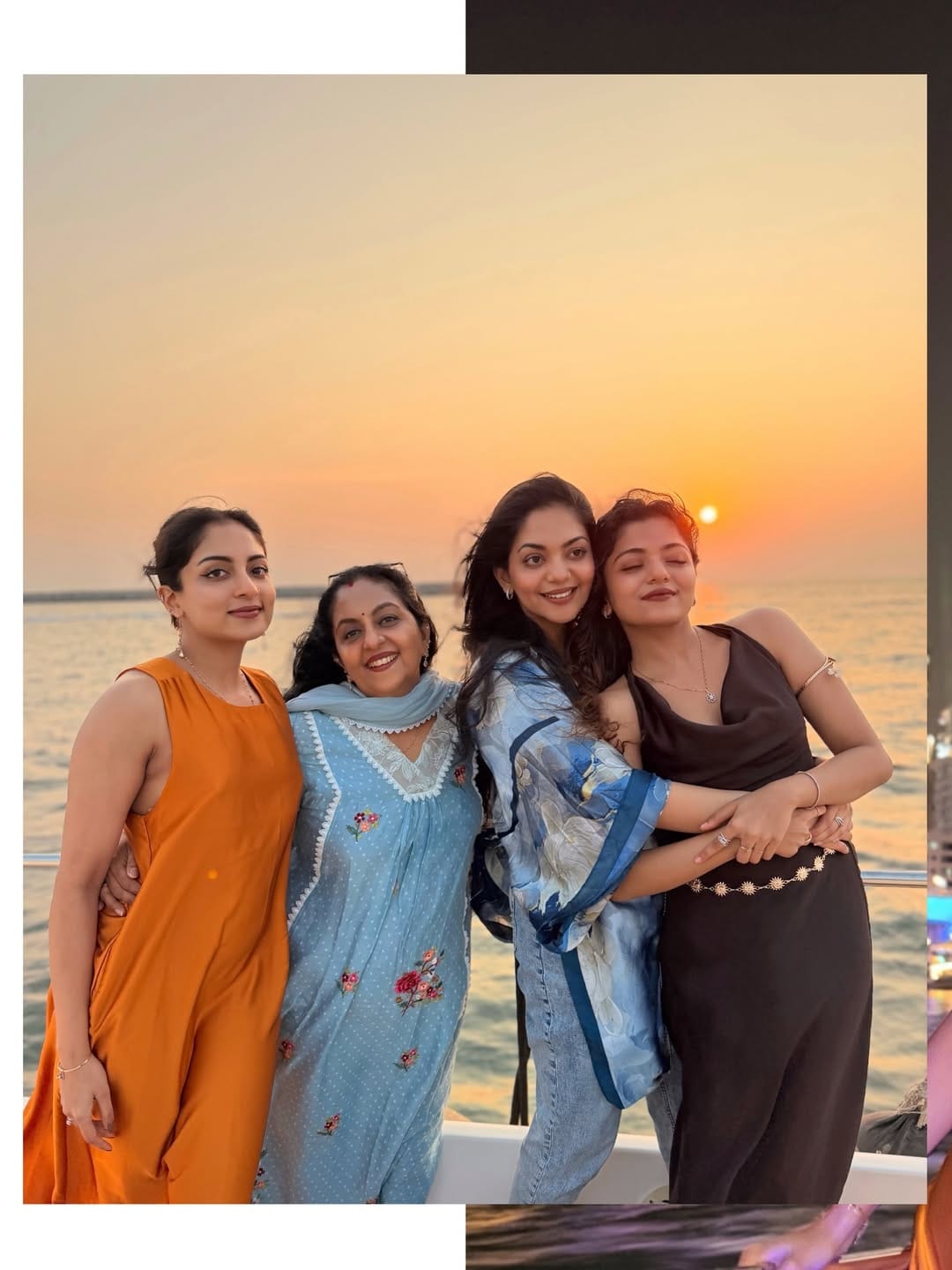 മലയാളികൾക്ക് സുപരിചിതരാണ് നടൻ കൃഷ്ണകുമാറിന്റെ പെൺമക്കൾ. സോഷ്യൽ മീഡിയയിൽ നാല് മക്കളും സജീവമാണ്. അച്ഛന്റെ പാത പിന്തുടർന്ന് അഹാന സിനിമയിലെത്തി. എന്നാൽ പിന്നീട് അവസരങ്ങൾ ലഭിക്കാതെ വരുന്ന കാഴ്ചയാണ് കണ്ടത്. ഇതിനു പിന്നാലെ ഇഷാനിയും അഭിനയ രംഗത്ത് ചുവടുവച്ചു. (Image Credits: Instagram)