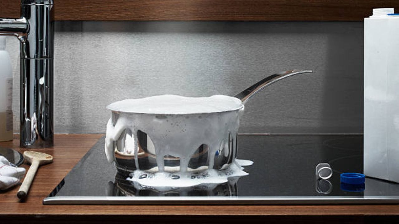 Boiling Packaged Milk