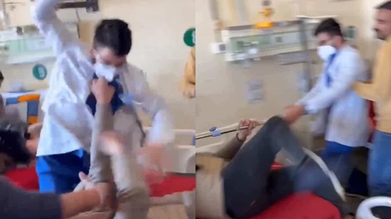 Doctor: നീ എന്ന് വിളിച്ചത് ഇഷ്ടമായില്ല; ചോദ്യം ചെയ്ത രോഗിയെ മർദ്ദിച്ച് ഡോക്ടർ: വൈറൽ വിഡിയോ കാണാം