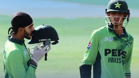 ഫൈനലില്‍ തീപ്പൊരിയായി പാക് ബാറ്റര്‍മാര്‍; 348 റണ്‍സ് വിജയലക്ഷ്യം