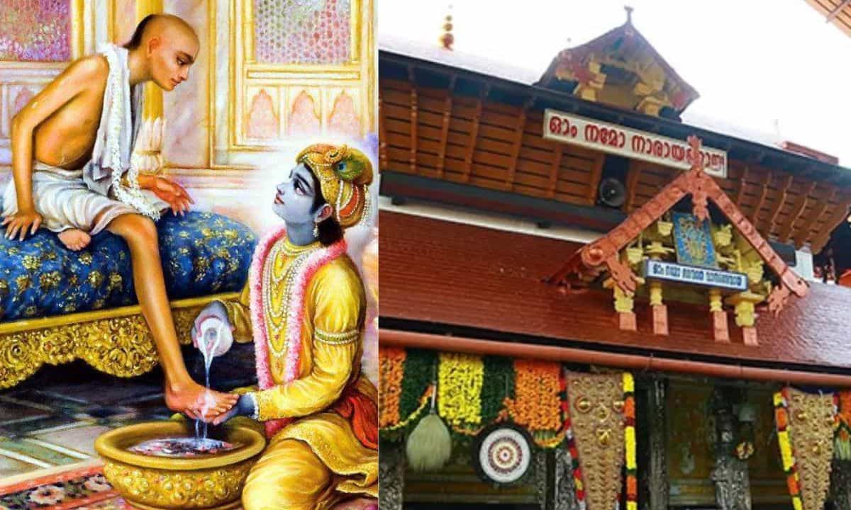 Guruvayoor Kuchela Day: ഇന്ന് കുചേലദിനം: ഗുരുവായൂരപ്പ ഭക്തരെ വരവേൽക്കാൻ പുതിയ കുചേല പ്രതിമ ഉയരുന്നു
