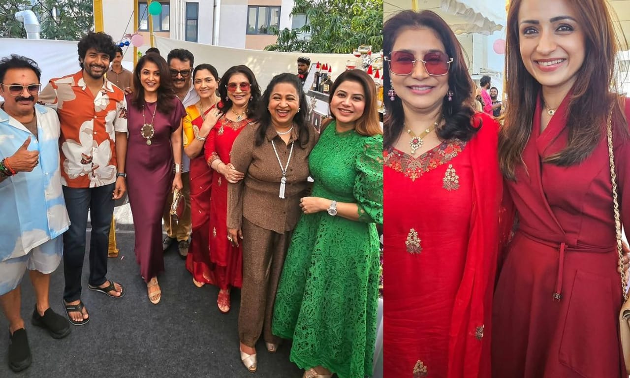 ക്രിസ്മസ് ആഘോഷത്തിന്റെ ചിത്രങ്ങൾ പങ്കുവെച്ച് നടി ലിസി. പഴയകാല സിനിമ താരങ്ങളെല്ലാം ഒത്തുചേർന്ന മനോഹരമായ ഒരു ക്രിസ്മസ് വിരുന്ന് ആയിരുന്നു അത്. ഒരുകാലത്തെ സിനിമയിലെ പ്രിയപ്പെട്ട മുഖങ്ങളെല്ലാം തന്നെ ലിസിയുടെ ഈ ചിത്രങ്ങളിലൂടെ കാണാം. നടൻ ശരത്തും രാധികയും സംഘടിപ്പിച്ച ക്രിസ്മസ് വിരുന്നിൽ പങ്കെടുക്കാൻ എത്തിയതാണ് ലിസി. (PHOTO: INSTAGRAM)