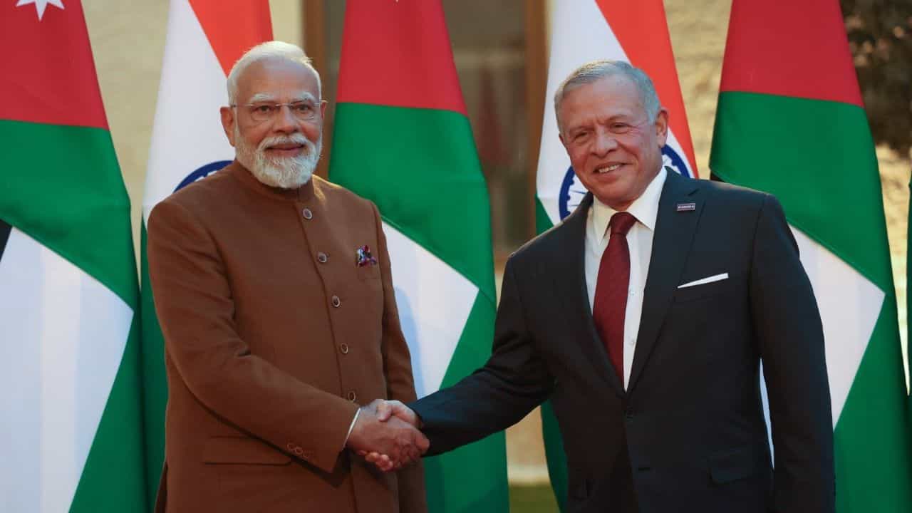 PM Modi Jordan Visit: ജോര്‍ദാന്‍ രാജാവുമായി കൂടിക്കാഴ്ച നടത്തി പ്രധാനമന്ത്രി; ഗാസ, ഭീകരവാദം തുടങ്ങിയവ ചര്‍ച്ച ചെയ്തു