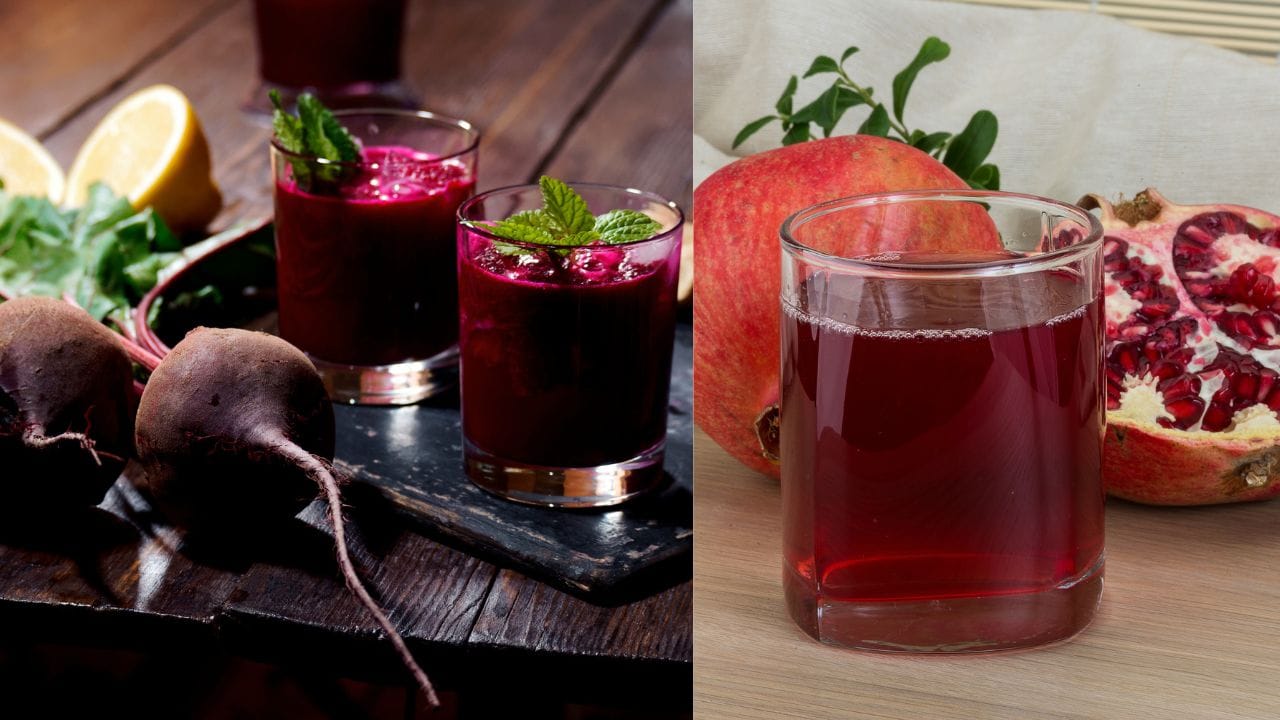 Pomegranate Juice Vs Beetroot Juice