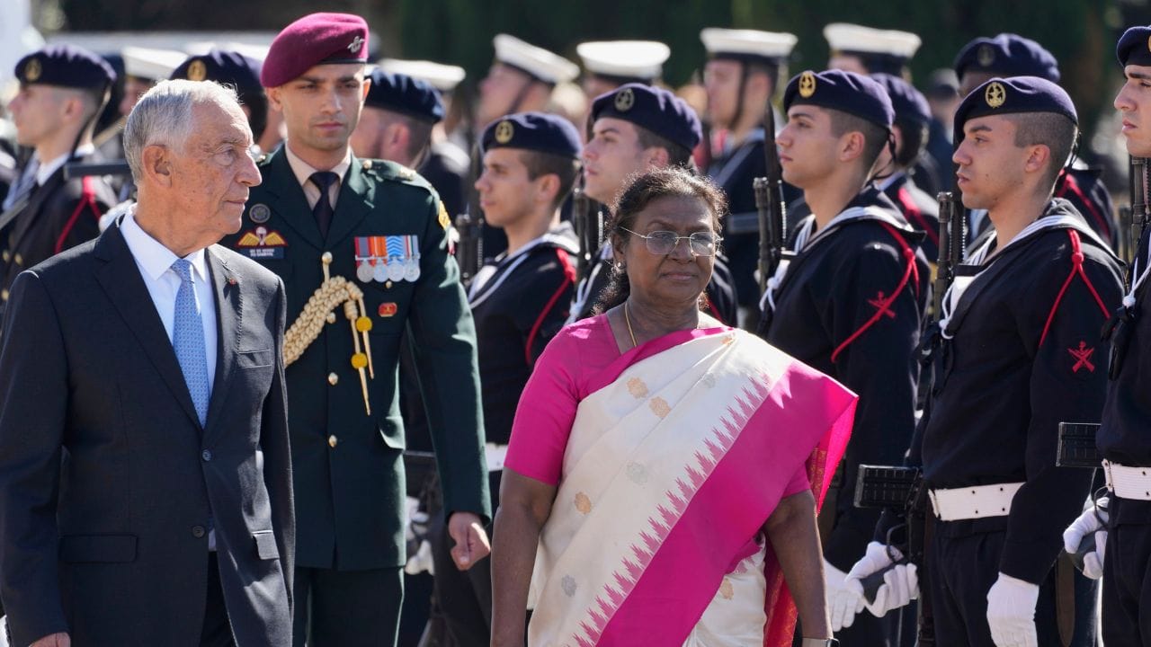 President Droupadi Murmu In Portugal