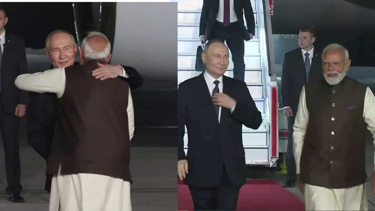 Vladimir Putin India Visit : വ്ളാഡിമിർ പുട്ടിൻ ഇന്ത്യയിലെത്തി; വിമാത്താവളത്തിലെത്തി സ്വീകരിച്ച് പ്രധാനമന്ത്രി