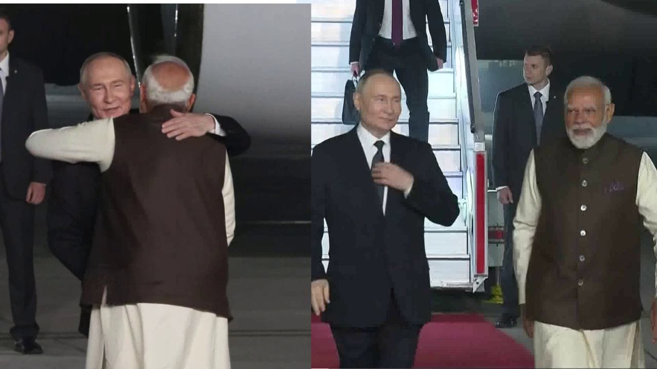 Vladimir Putin India Visit : വ്ളാഡിമിർ പുട്ടിൻ ഇന്ത്യയിലെത്തി; വിമാത്താവളത്തിലെത്തി സ്വീകരിച്ച് പ്രധാനമന്ത്രി