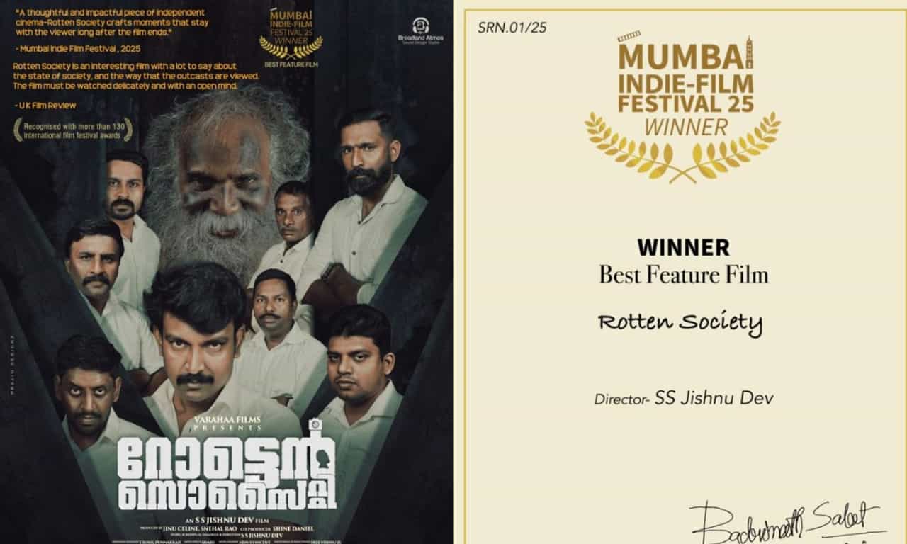 Rotten Society: മുംബെ ഇൻഡി ഫിലിം ഫെസ്റ്റിവലിൽ പ്രൗഡ​ഗംഭീരമായി റോട്ടൻ സൊസൈറ്റി
