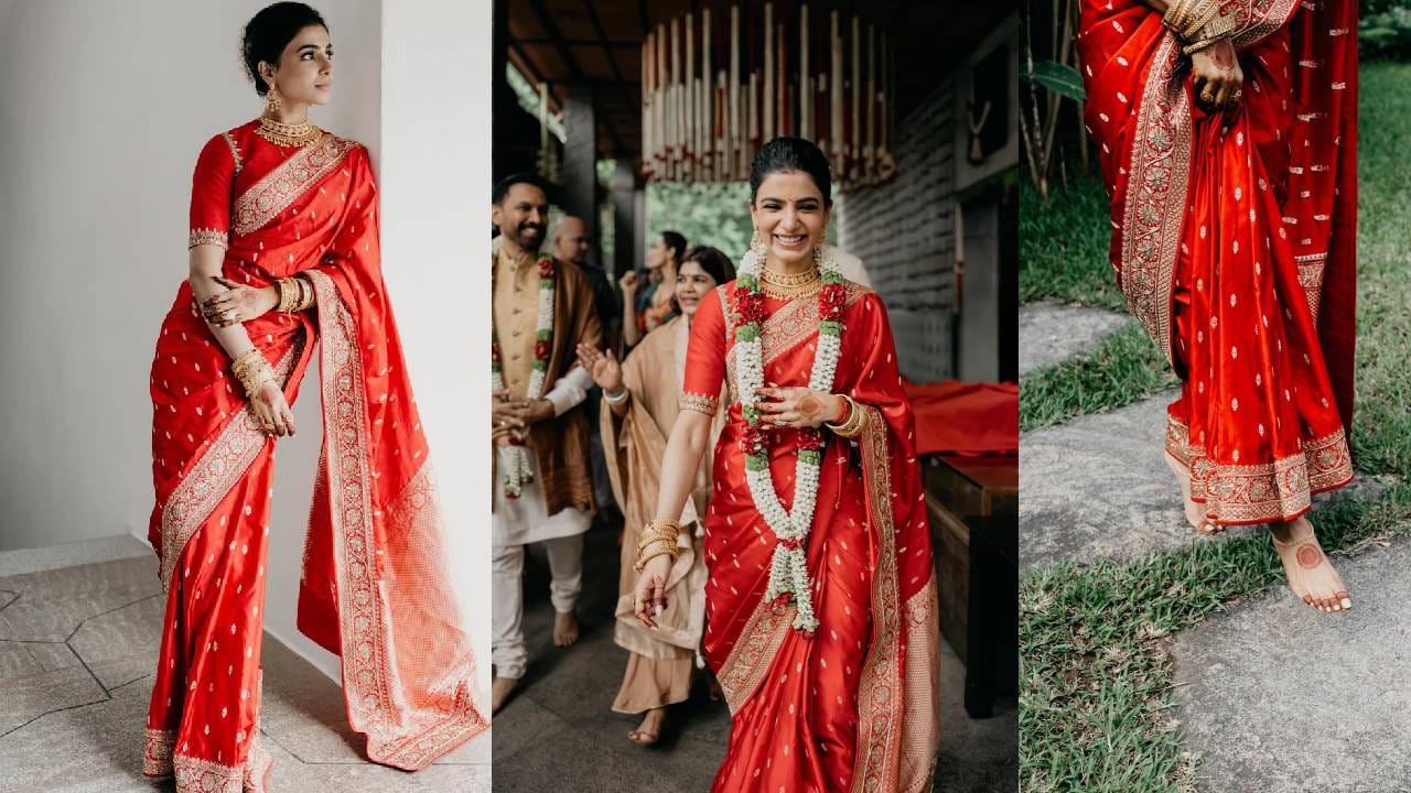 Samantha Ruth Prabhu Wedding Saree
