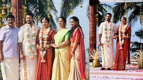 ജി വേണുഗോപാലിന്റെ മകനും ഗായകനുമായ അരവിന്ദ് വേണുഗോപാൽ വിവാഹിതനായി