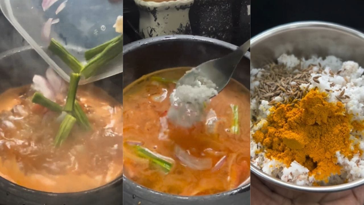 ആദ്യം ഉണക്കച്ചെമ്മീൻ നന്നായി കഴുകിയെടുക്കുക. പിന്നീട് ചെമ്മീനും മുരിങ്ങയ്ക്കായ ചെറുതായി മുറിച്ചതും പച്ചമുളകും ഉപ്പും ഒരു കപ്പ് വെള്ളവും ഒഴിച്ച് കുക്കറിലിട്ട് വേവിക്കാം. ഈ സമയം ഒരു ചീനച്ചട്ടിയിൽ വെളിച്ചെണ്ണ ചൂടാക്കി കടുക് പൊട്ടിക്കാം. അതിലേക്ക് വൃത്തിയാക്കി വച്ചിരിക്കുന്ന ശേഷം ചുവന്നുള്ളിയും കറിവേപ്പിലയും വഴറ്റാം. (Image Credits: Social Media)