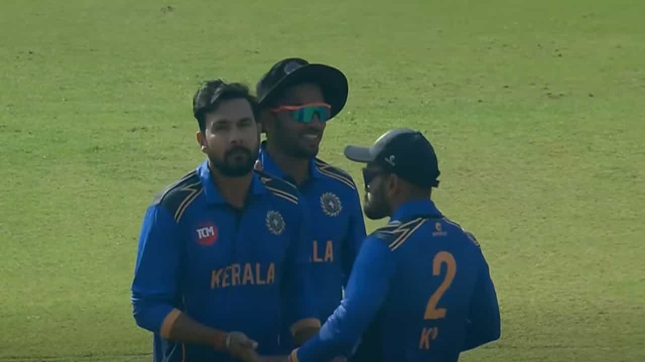 Vijay Hazare Trophy: മധ്യപ്രദേശിനെ വിറപ്പിച്ച് സ്വന്തം നാട്ടുകാരന്‍ അങ്കിത് ശര്‍മ; കരുത്തായത് മന്ത്രിയുടെ ബാറ്റിങ്‌; കേരളത്തിന് മുന്നില്‍ ചെറിയ വിജയലക്ഷ്യം