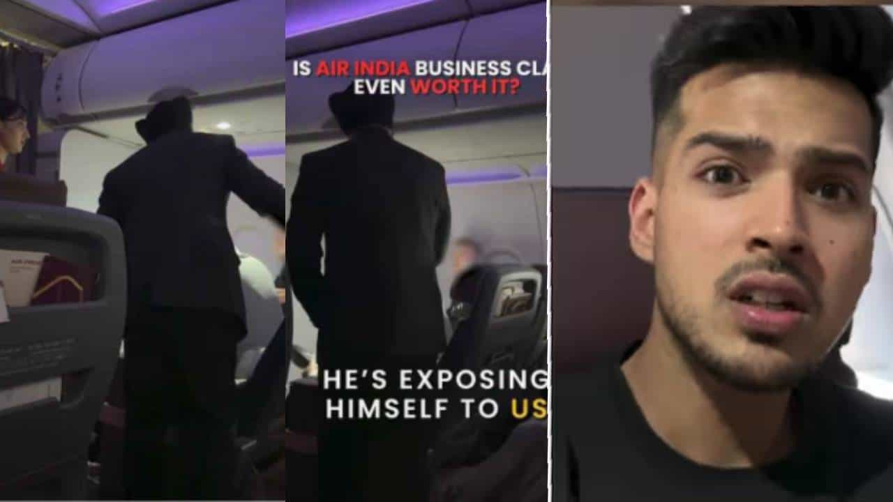 Viral Video: മദ്യപിച്ച് സഹയാത്രികരുടെ മേൽ മൂത്രമൊഴിച്ചു, എയർ ഇന്ത്യ ബിസിനസ് ക്ലാസിൽ ബഹളം; വീഡിയോ വൈറൽ Viral Video: മദ്യപിച്ച് സഹയാത്രികരുടെ മേൽ മൂത്രമൊഴിച്ചു, എയർ ഇന്ത്യ ബിസിനസ് ക്ലാസിൽ ബഹളം; വീഡിയോ വൈറൽ