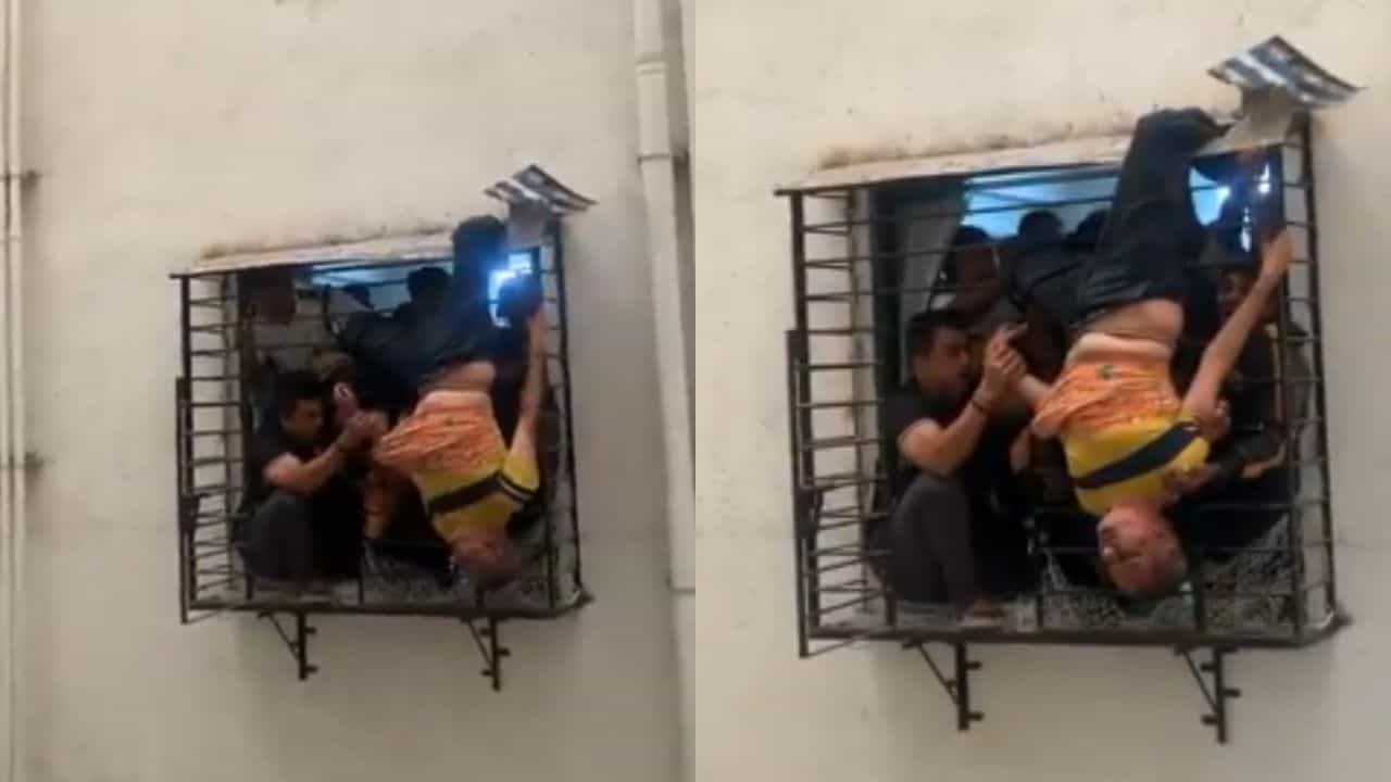 Viral Video: പത്താം നിലയിൽ നിന്ന് താഴേക്ക്, അയാൾ മരിച്ചില്ല; പക്ഷെ