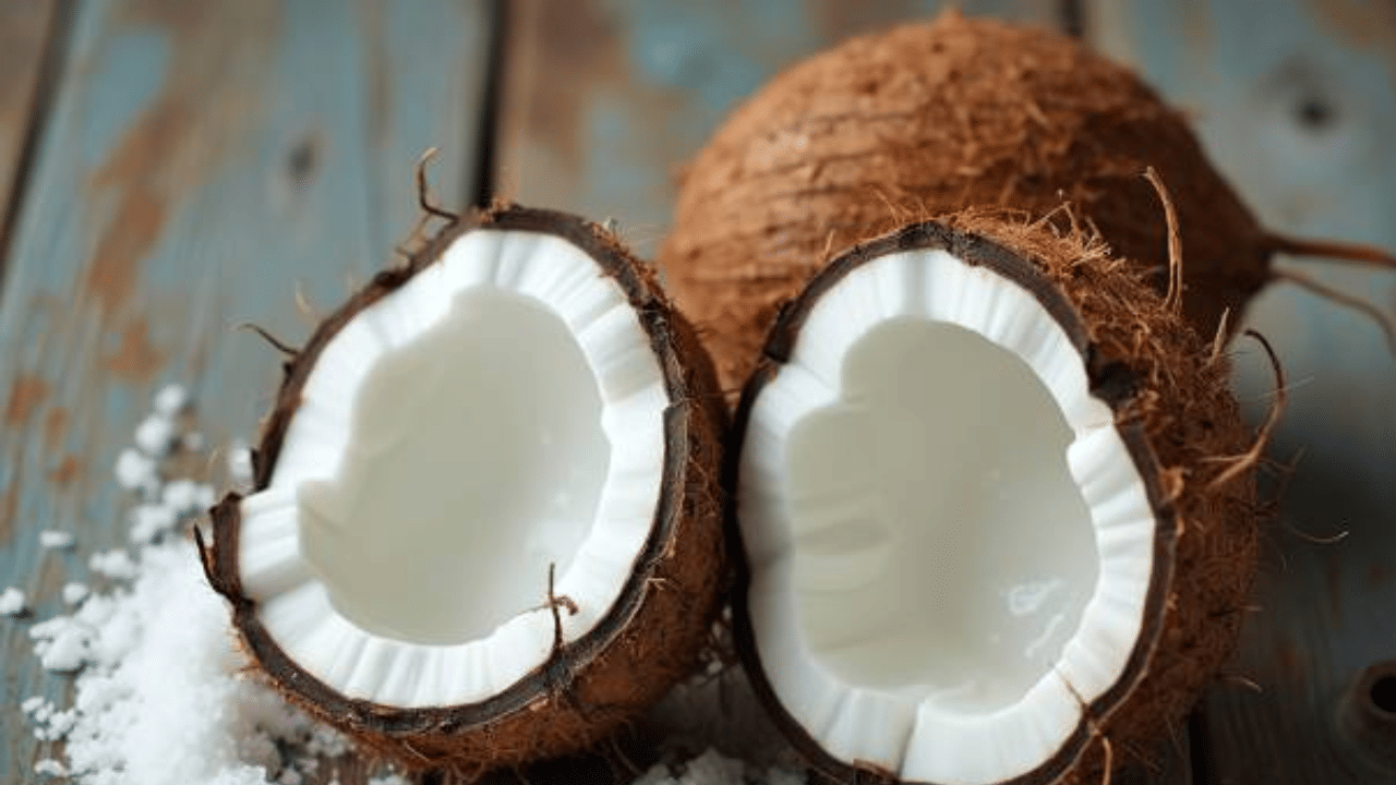 ഡിസംബറിന്റെ തുടക്കത്തിൽ ആറ് രൂപ കുറഞ്ഞ് വില 52 ആയി. ഇപ്പോഴിതാ, വീണ്ടും മൂന്ന് രൂപ കുറഞ്ഞ് തേങ്ങ വില 53ലേക്ക് താഴ്ന്നിരിക്കുകയാണ്. തേങ്ങ വിലയിടിവ് വെളിച്ചെണ്ണയുടെ വിലയിൽ പ്രതിഫലിച്ചുതുടങ്ങിയതോടെ ക്രിസ്മസിലെ ആശങ്കകളെല്ലാം മലയാളികൾ മാറ്റിവച്ചിരിക്കുകയാണ്. (Image Credit: Getty Images)