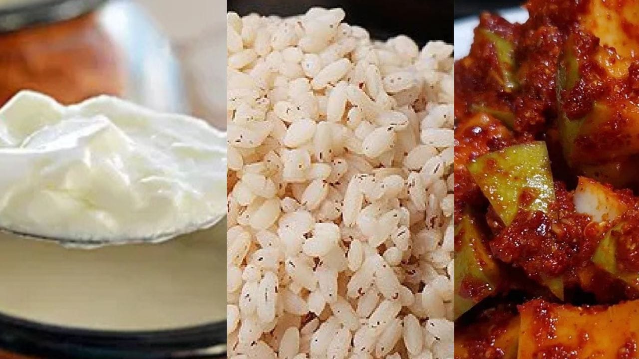 Curd Rice And Pickle