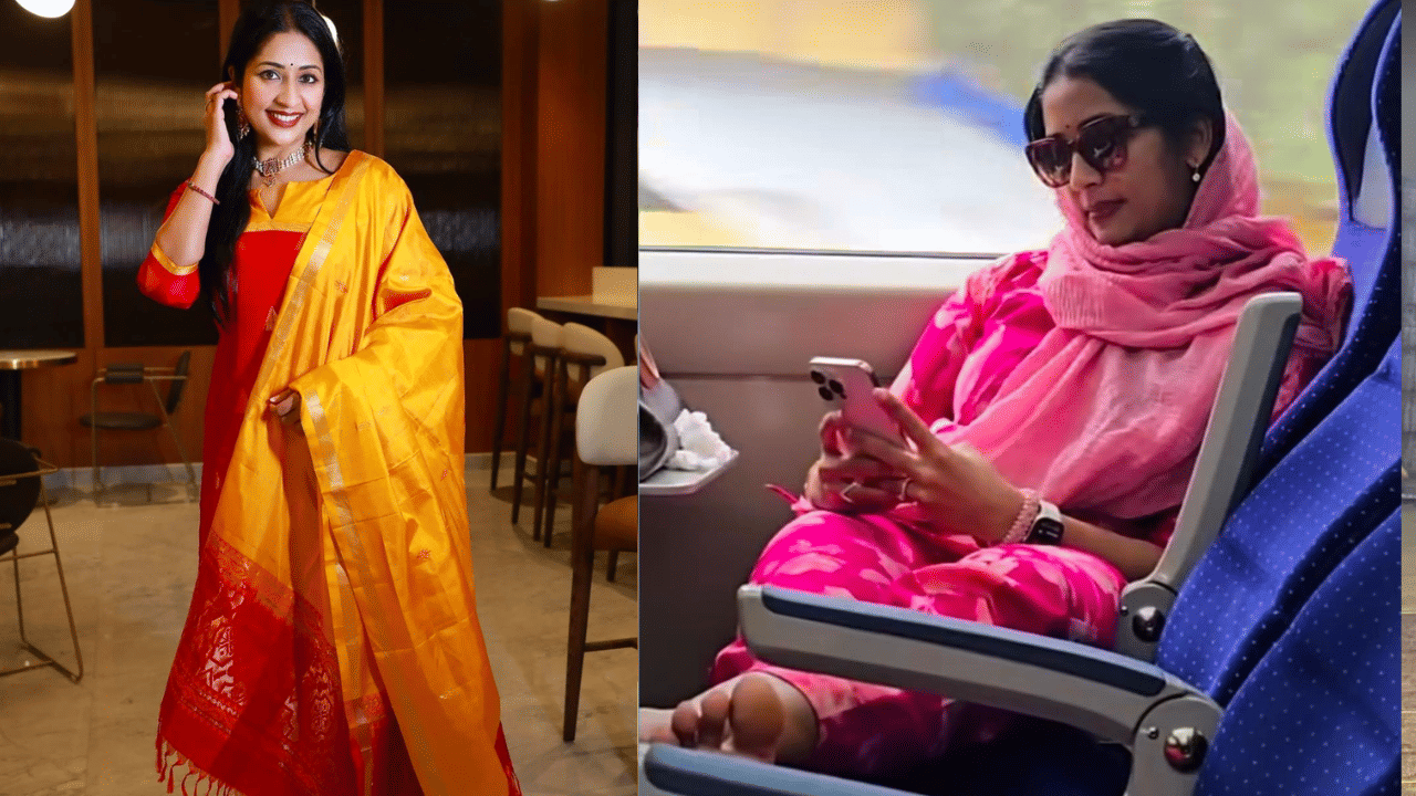 Navya Nair: ഫെെൻ അടച്ചത് മതിയായില്ലേ, വീട്ടിലെ വണ്ടി അല്ല അത്; ട്രെയിനിൽ കാലും നീട്ടി ഇരുന്ന് നവ്യ നായർ; വിമർശനം Navya Nair: ഫെെൻ അടച്ചത് മതിയായില്ലേ, വീട്ടിലെ വണ്ടി അല്ല അത്; ട്രെയിനിൽ കാലും നീട്ടി ഇരുന്ന് നവ്യ നായർ; വിമർശനം