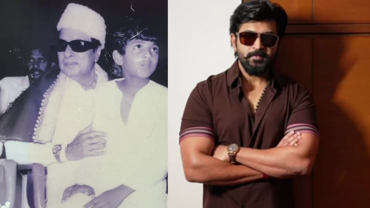  തമിഴകത്തിന്റെ രാഷ്ട്രീയത്തിലും സിനിമയിലും പകരം വെക്കാനില്ലാത്ത ഇതിഹാസമായിരുന്ന മരുതൂർ ഗോപാലമേനോൻ രാമചന്ദ്രൻ അതായത്  തമിഴ്നാട്ടുകാരുടെ സ്വന്തം തലൈവരായ എംജിആറിന്റെ കൂടെയാണ് നമ്മുടെ പ്രിയ നായകൻ ഇരിക്കുന്നത്. ഒരു ചലച്ചിത്രതാരം എന്നതിലുപരി തമിഴ് ജനതയെ സംബന്ധിച്ച് ദൈവതുല്യനായ ഒരു നേതാവ് കൂടിയാണ് അദ്ദേഹം. (PHOTO: INSTAGRAM)