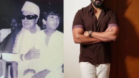 എംജിആറിന്റെ മടിയിലിരിക്കുന്ന കൊച്ചു പയ്യനെ മനസ്സിലായോ?