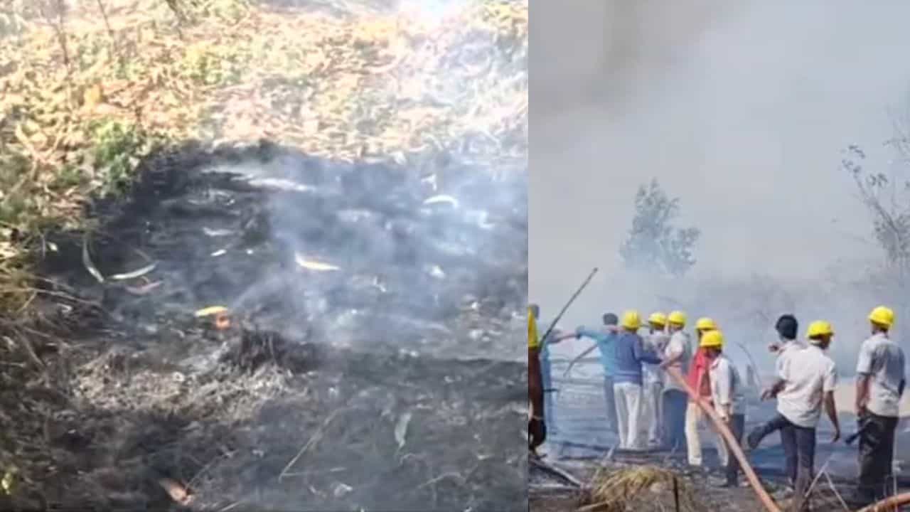 Kazhakkoottam Fire: കഴക്കൂട്ടത്ത് സർക്കാർ ഭൂമിയിൽ വൻ തീപിടുത്തം; സമീപത്ത് ഗ്യാസ് ഫില്ലിംഗ് സെന്റർ, ആശങ്ക വർധിക്കുന്നു