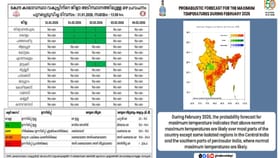 ഫെബ്രുവരി എത്തുന്നത് മഴയുടെ അകമ്പടിയോടെ? മൂന്ന് ജില്ലകളില്‍
