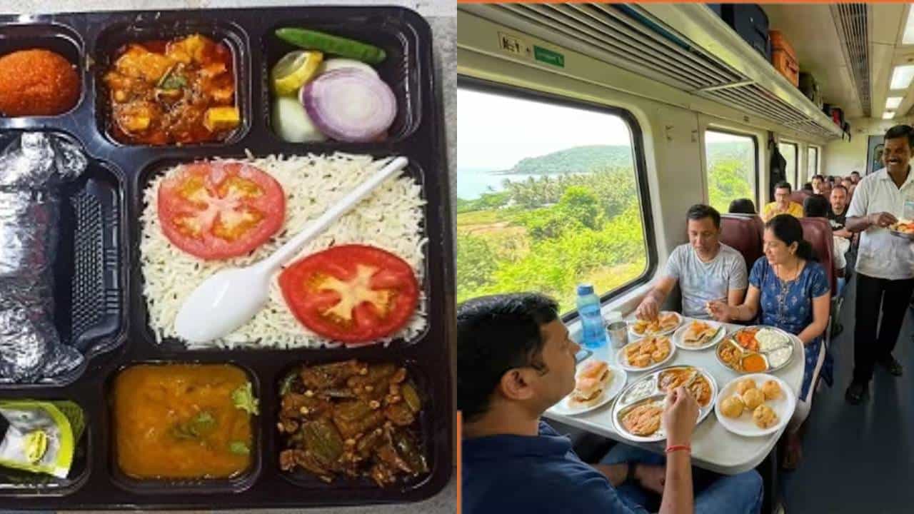 Mandovi Express Food: ബിരിയാണി മുതൽ ഗുലാബ് ജാമുൻ വരെ! ഈ ട്രെയിനിലെ ഭക്ഷണം കഴിക്കാൻ ആരും ഒന്ന് കൊതിച്ചുപോകും Mandovi Express Food: ബിരിയാണി മുതൽ ഗുലാബ് ജാമുൻ വരെ! ഈ ട്രെയിനിലെ ഭക്ഷണം കഴിക്കാൻ ആരും ഒന്ന് കൊതിച്ചുപോകും