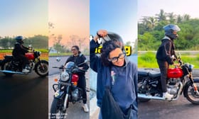 മഞ്ജുവിനു പിന്നാലെ റോയൽ എന്ഫീൽഡിൽ പറന്ന് പാർവ്വതിയും!