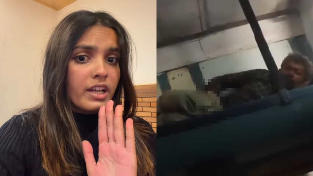 Rena Fathima: ട്രെയിൻ ബെർത്തിന് മുകളിൽ കയറിയിരുന്ന് സ്വയം ഭോഗം ചെയ്യുന്ന യുവാവ്; ഞെട്ടിക്കുന്ന അനുഭവം പങ്കുവച്ച് റെന ഫാത്തിമ Rena Fathima: ട്രെയിൻ ബെർത്തിന് മുകളിൽ കയറിയിരുന്ന് സ്വയം ഭോഗം ചെയ്യുന്ന യുവാവ്; ഞെട്ടിക്കുന്ന അനുഭവം പങ്കുവച്ച് റെന ഫാത്തിമ